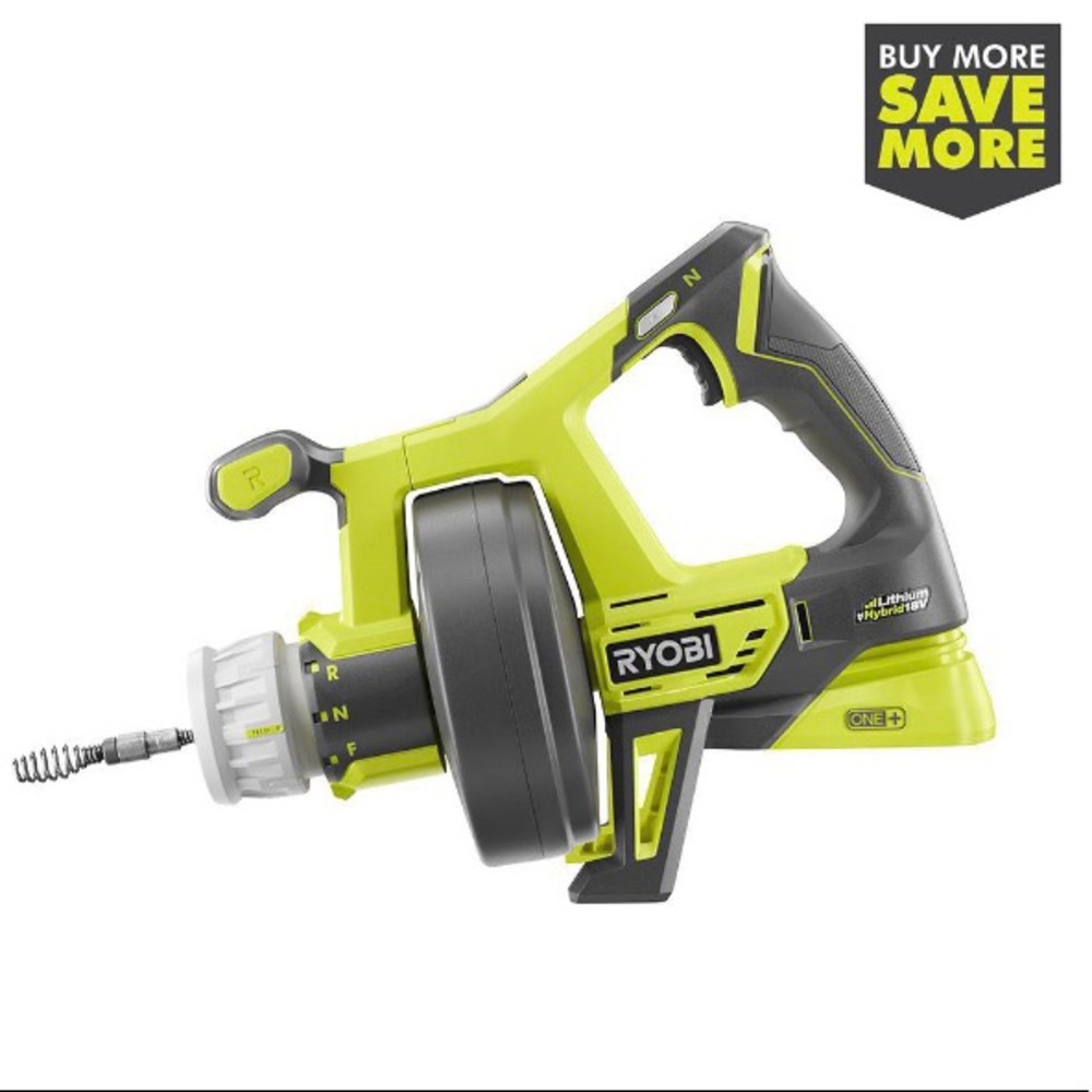 RYOBI 18-volt one+ hybrid drain auger